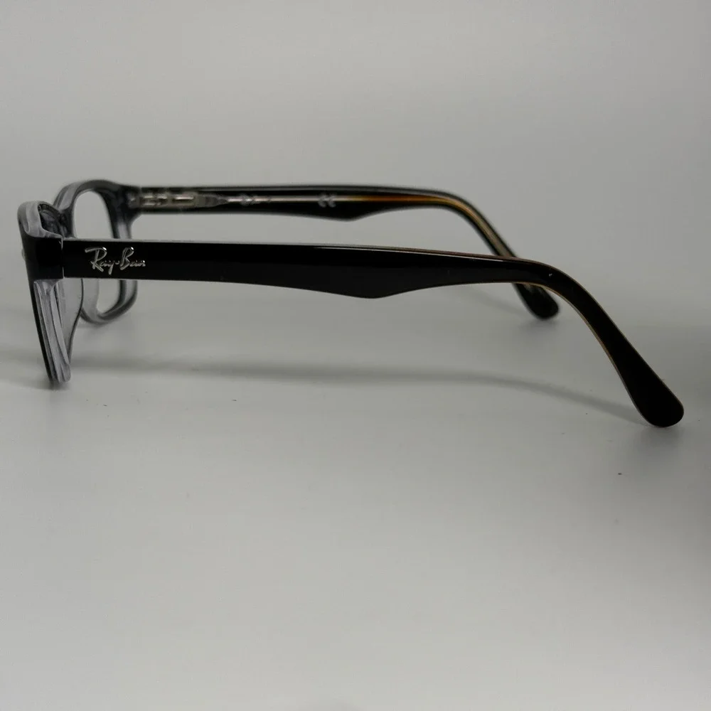 Ray-Ban‎ RB 1531 3529 Black Rectangular Eyeglasses Frames 48-16-130 22261